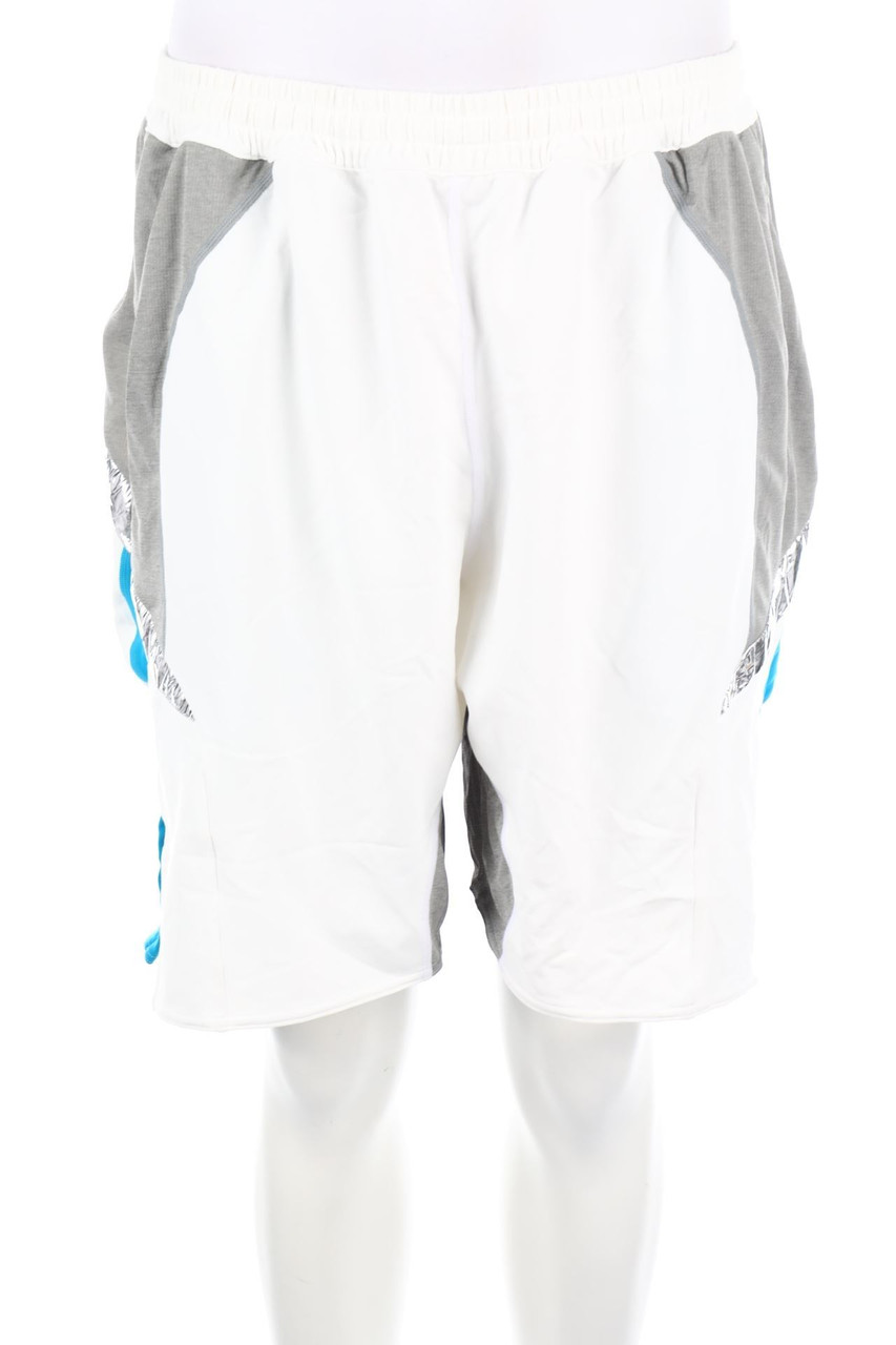 adidas - Sport-Shorts mit Metallic-Effekt - XL