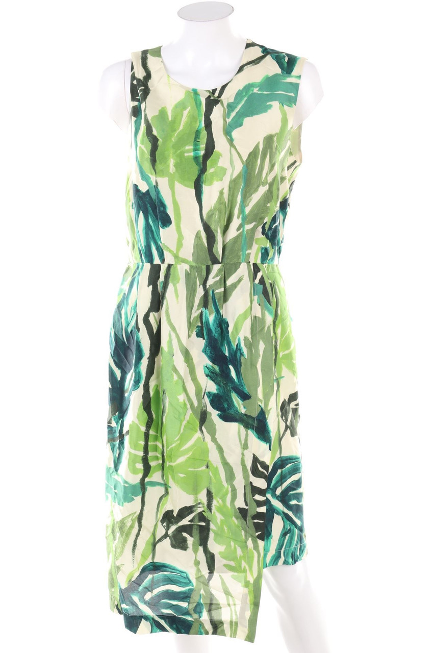 ERIKA CAVALLINI - Seidenkleid in Wickel-Optik - D 38