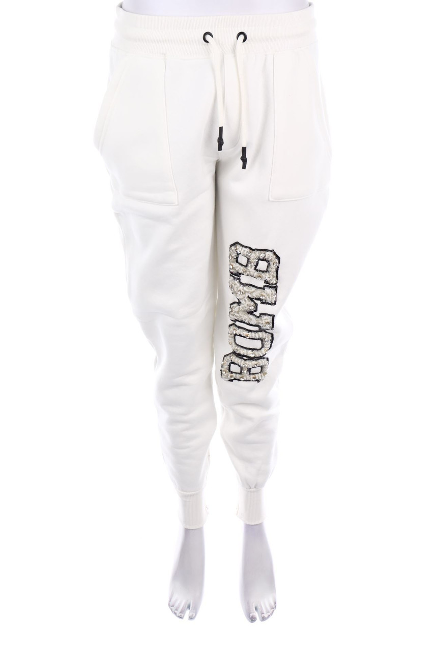 Simona Corsellini - Sweatpants with Jewelry Stones - M