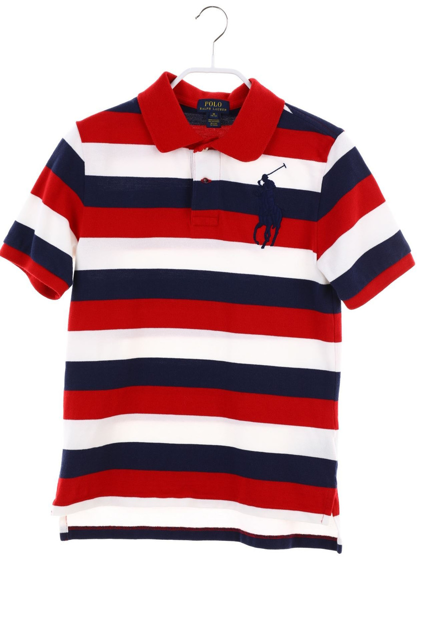 POLO RALPH LAUREN - polo shirt with Logo-Stitching - 140