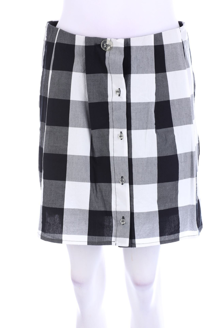 ALYSI - Checked Skirt - D 36