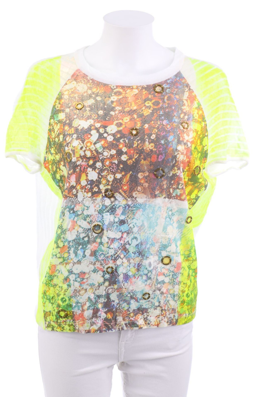 NEERA - Strick-Top mit Print - D 34