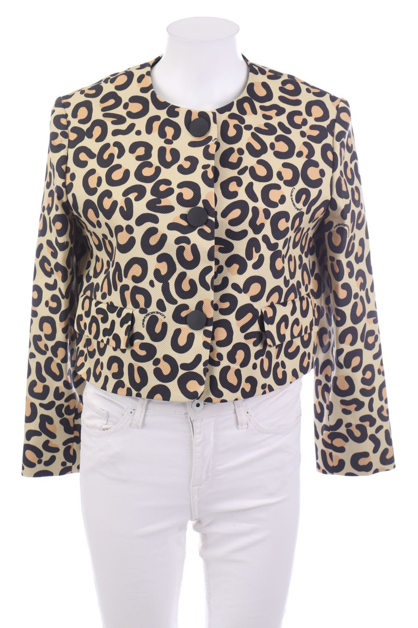 LOVE MOSCHINO - Blazer Jacket with Leo Print - D 34