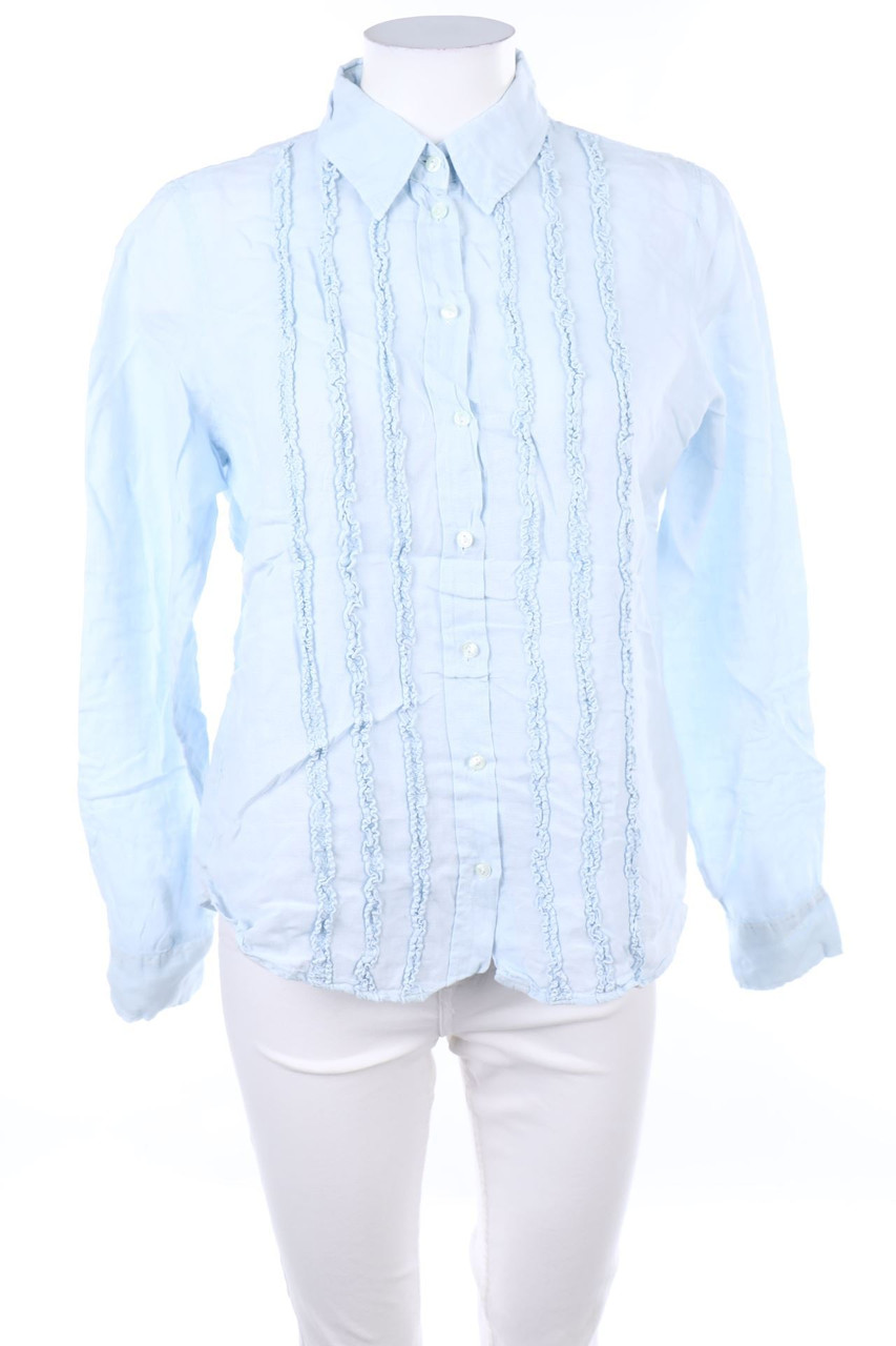 GANT - Leinenbluse mit Rüschen - D 38