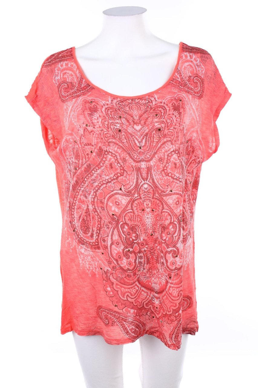 comma - Shirt mit Strass-Steinen - D 42