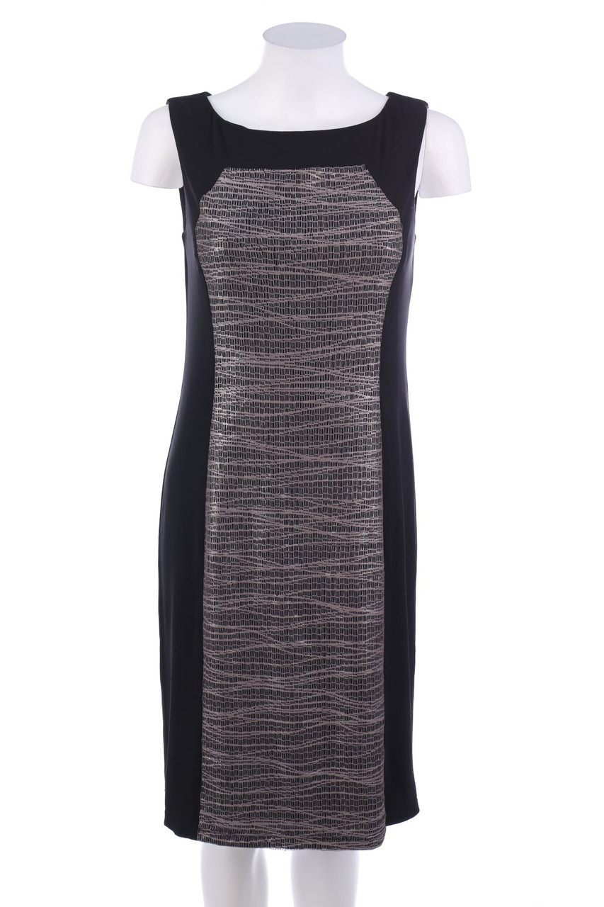 comma - Sheath Dress with Metallic Effect - D 36