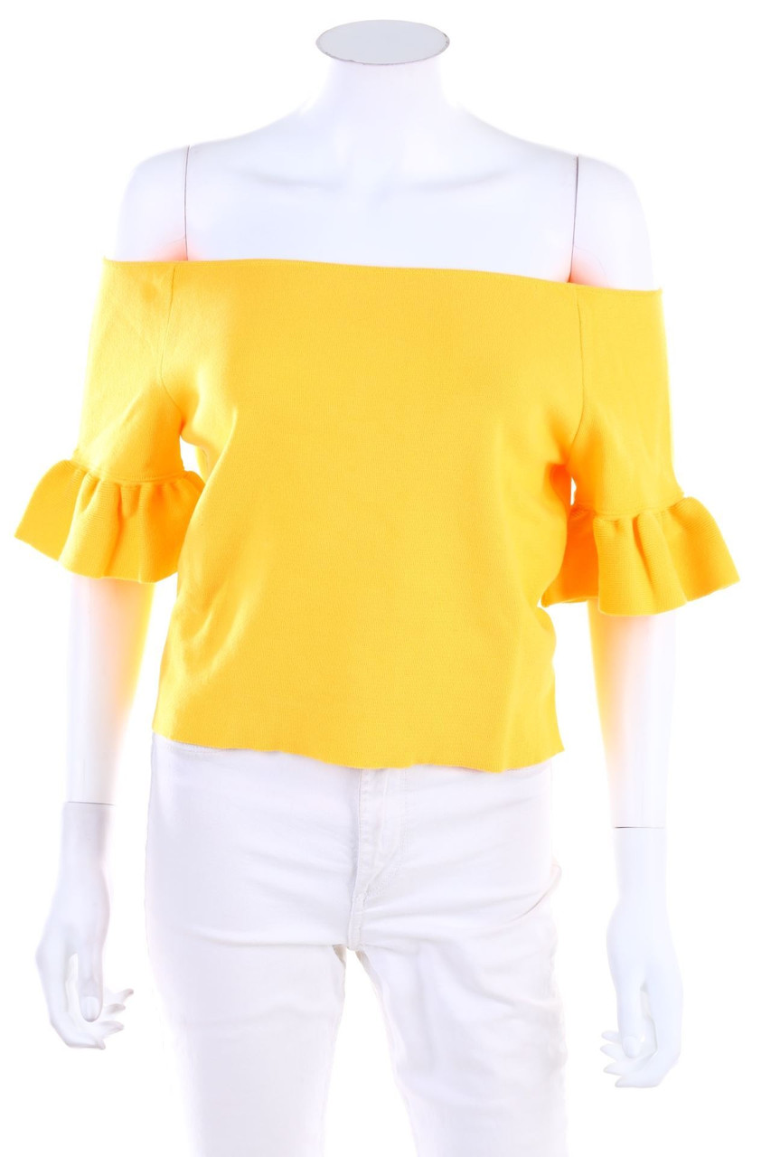 BLUGIRL Blumarine - Carmen-Ruffled Shirt - D 40