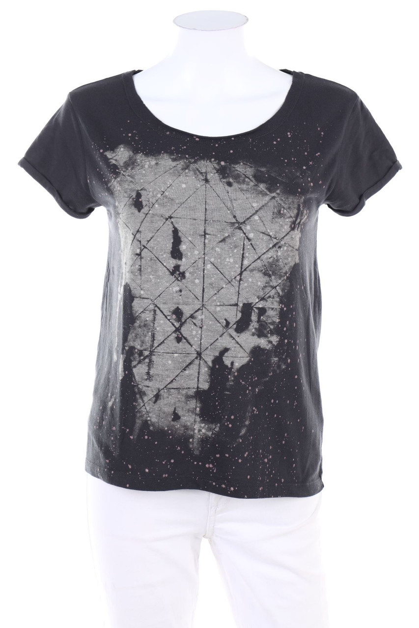 MAISON SCOTCH - Kurzarm-Shirt mit Print - S