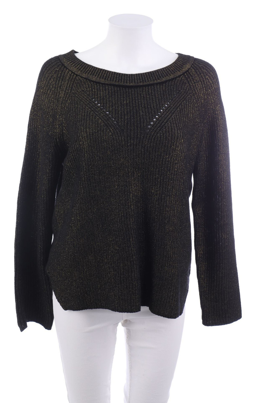 MARC CAIN - Strick-Pullover mit Metallic-Effekt - M