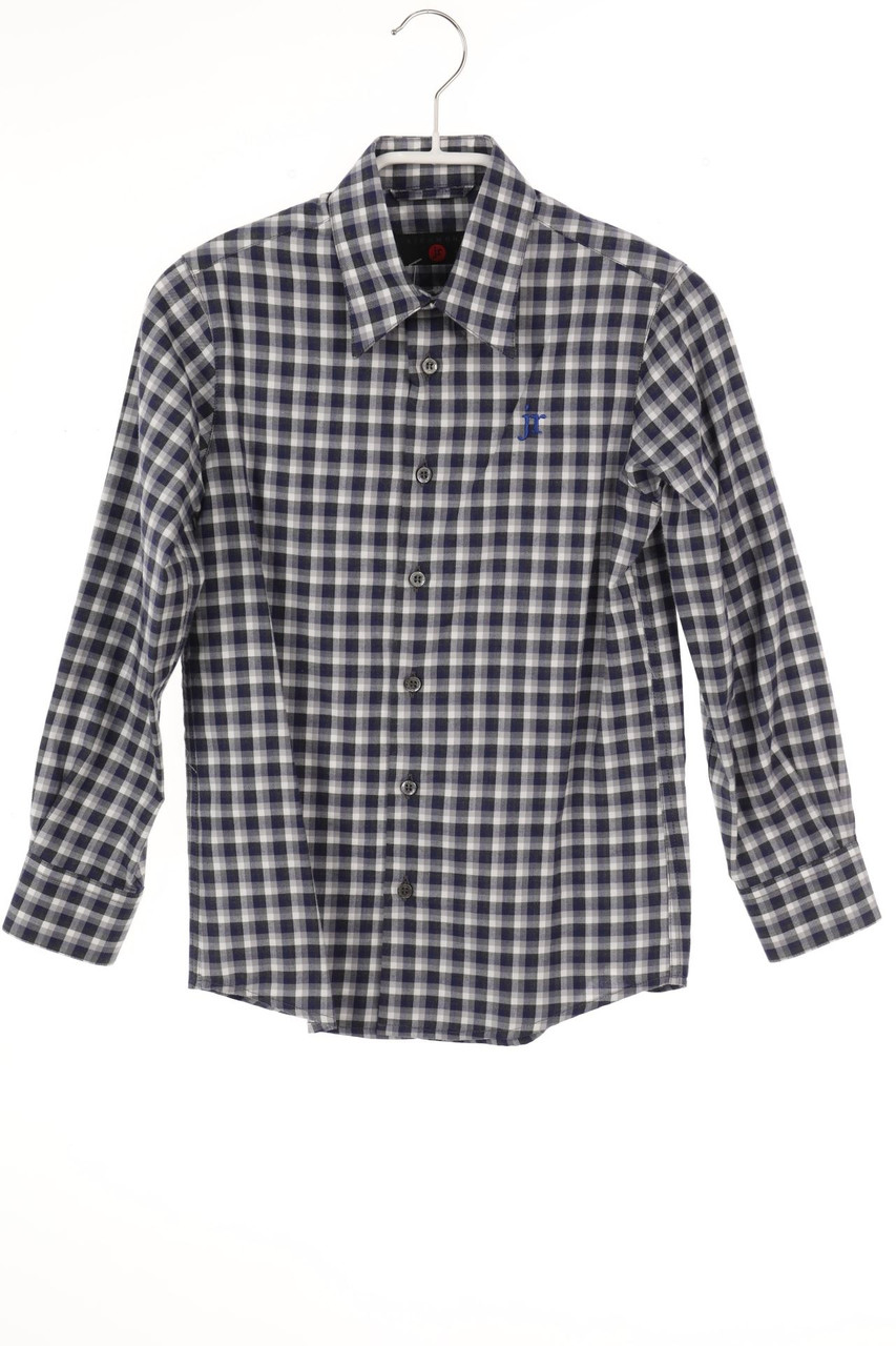 RICHMOND JR - Checked shirt with Print - 116