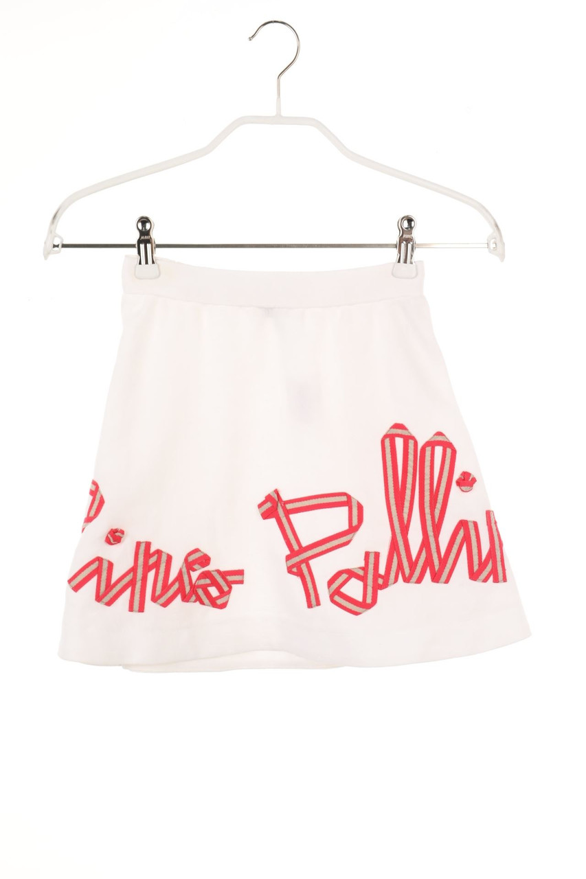 I PINCO PALLINO - Linen skirt with Logo Application - 116