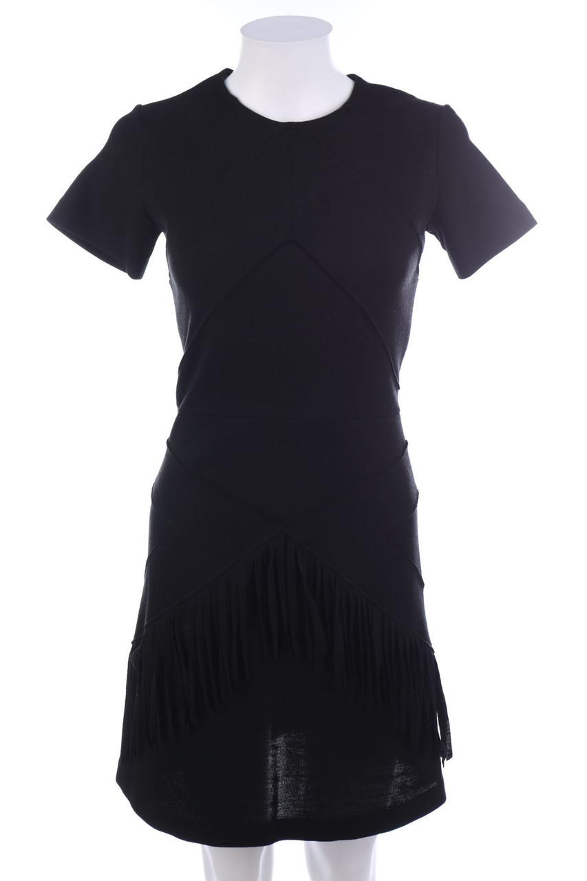sandro - Dress, Wool-Blend with Fringes - D 34