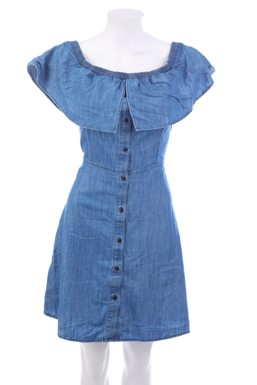 TOMMY HILFIGER - Carmen-Dress, Denim Look - D 36