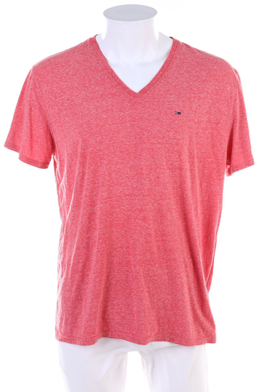 TOMMY JEANS Tommy Hilfiger - T-Shirt mit V-Neck - 2XL