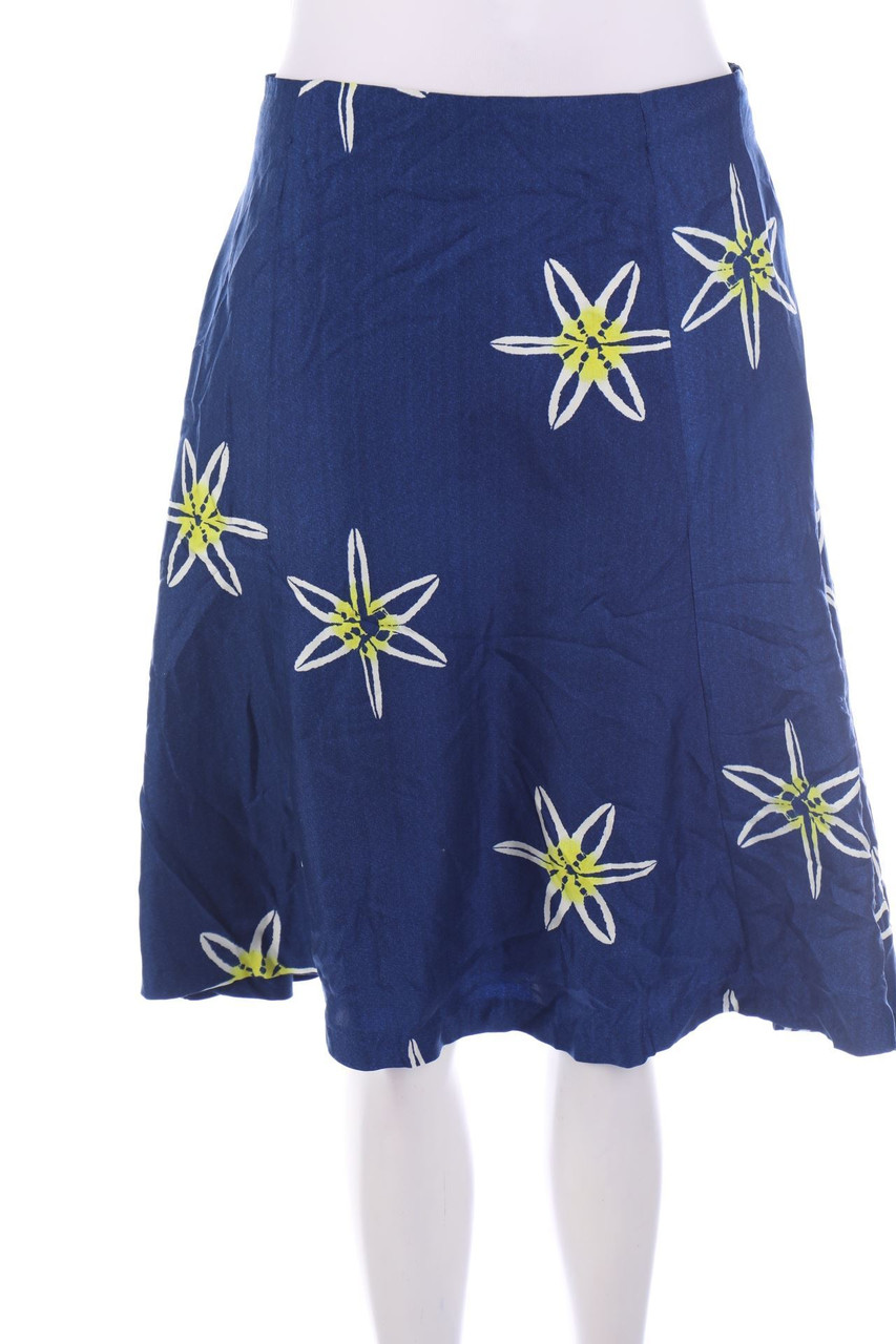 Samantha Sung - Silk Skirt with Flower Print - D 38