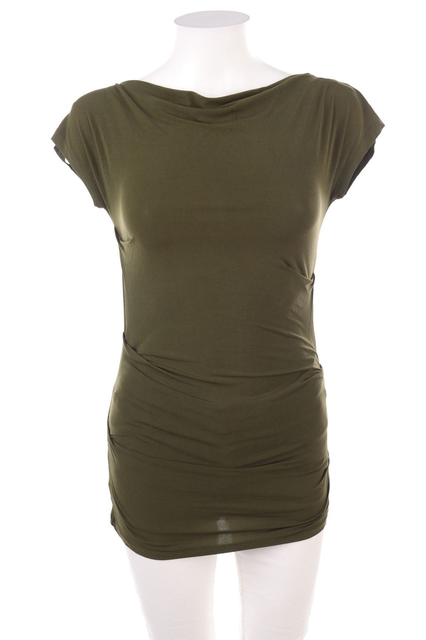 LALTRAMODA - Shortsleeve-Shirt with Ruffles - D 32