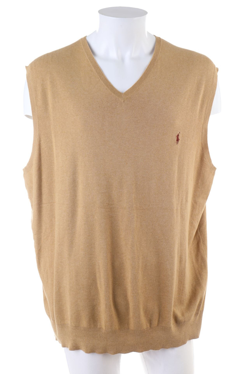 Polo by Ralph Lauren - v-neck cotton sweater vest - 2XL