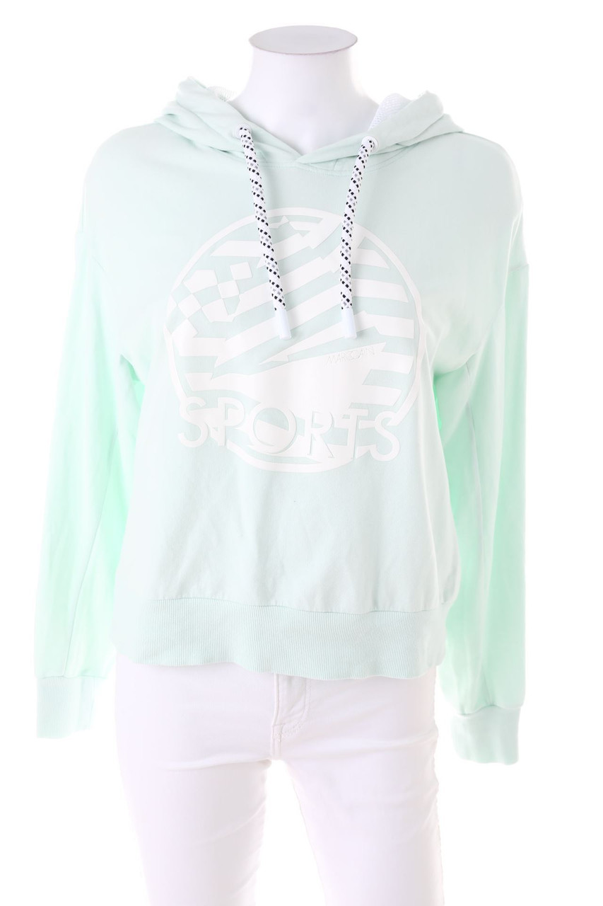 MARC CAIN SPORTS - Hoodie with Logo-Print - D 36