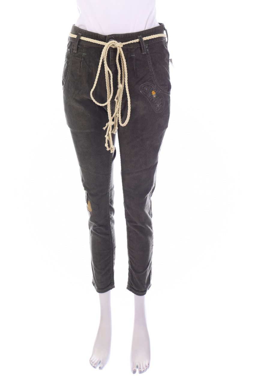 Novemb3r - Cord-Hose im Destroyed Look - W27