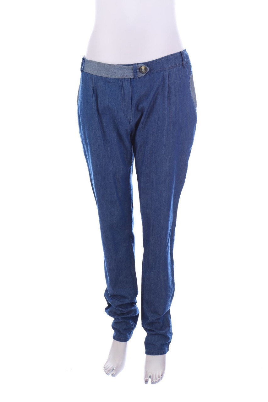 tinsels - Bundfaltenhose in Denim-Optik - D 42