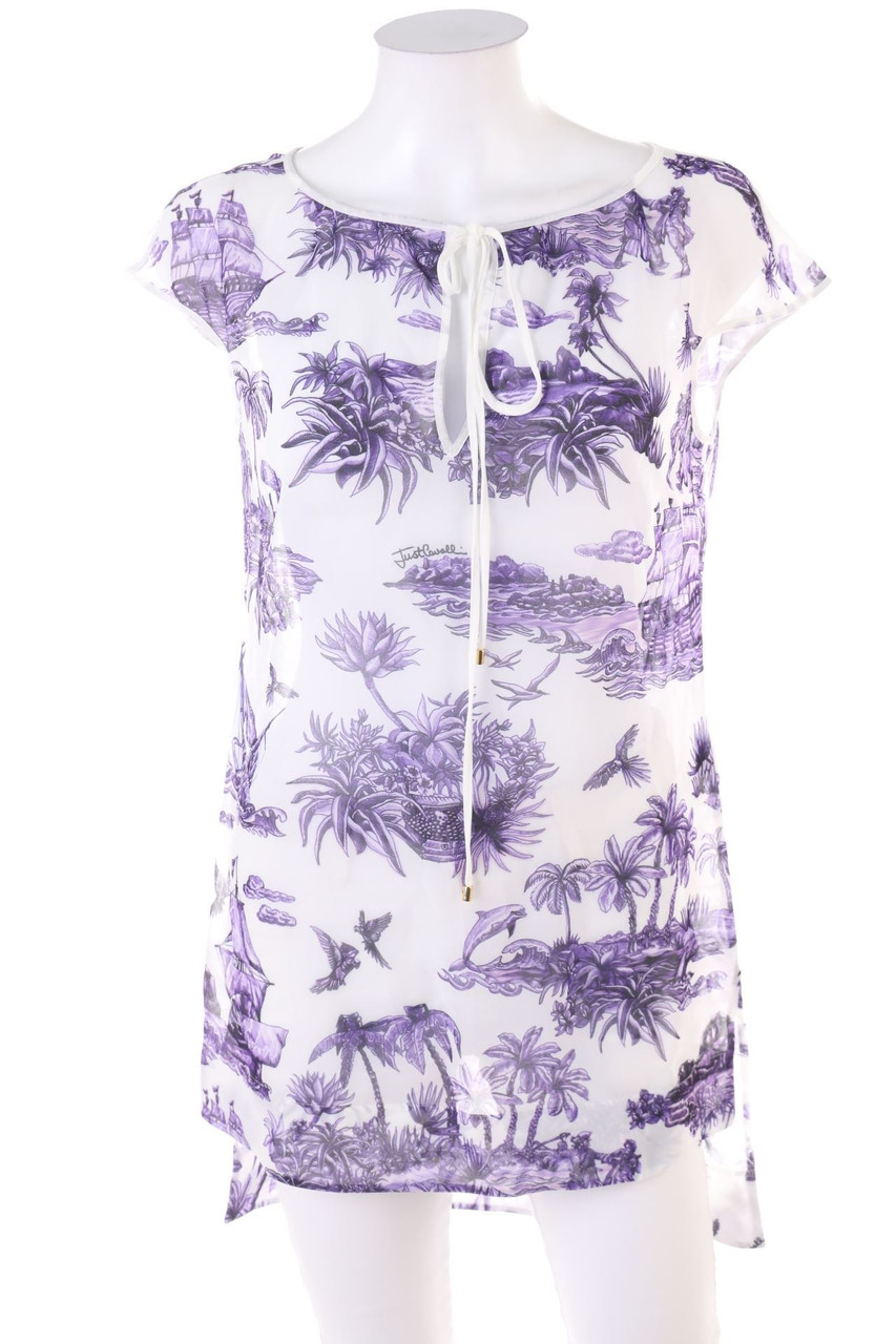 Just cavalli - Shortsleeve Blouse with Print - D 42