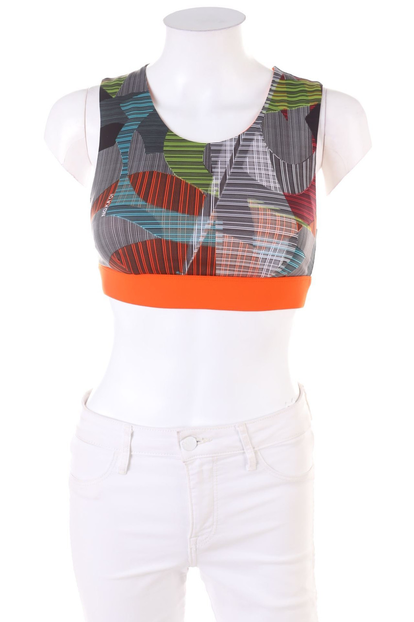 NO KA OI - Sport-Bustier Top with Print - D 32