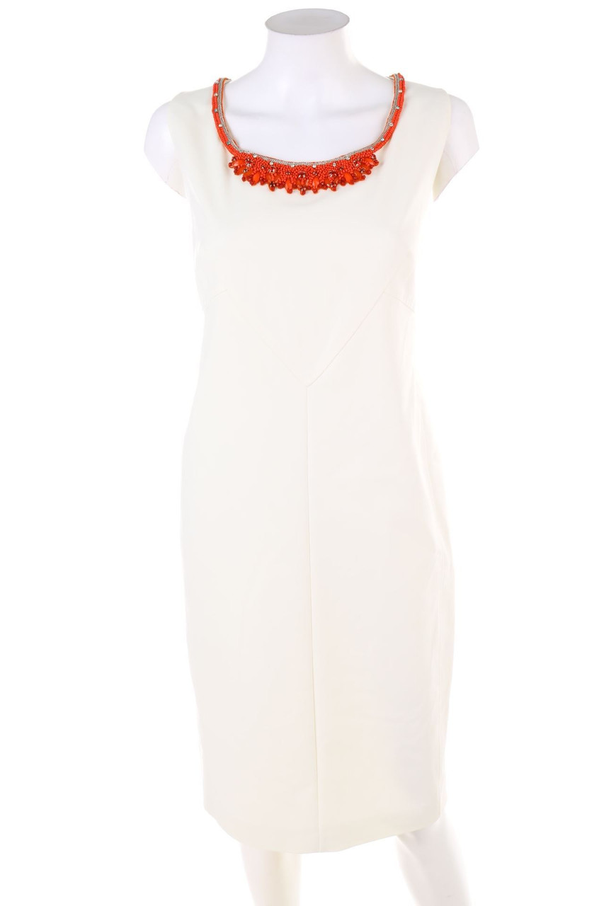 Clips - Etui-Kleid mit Perlen - D 44