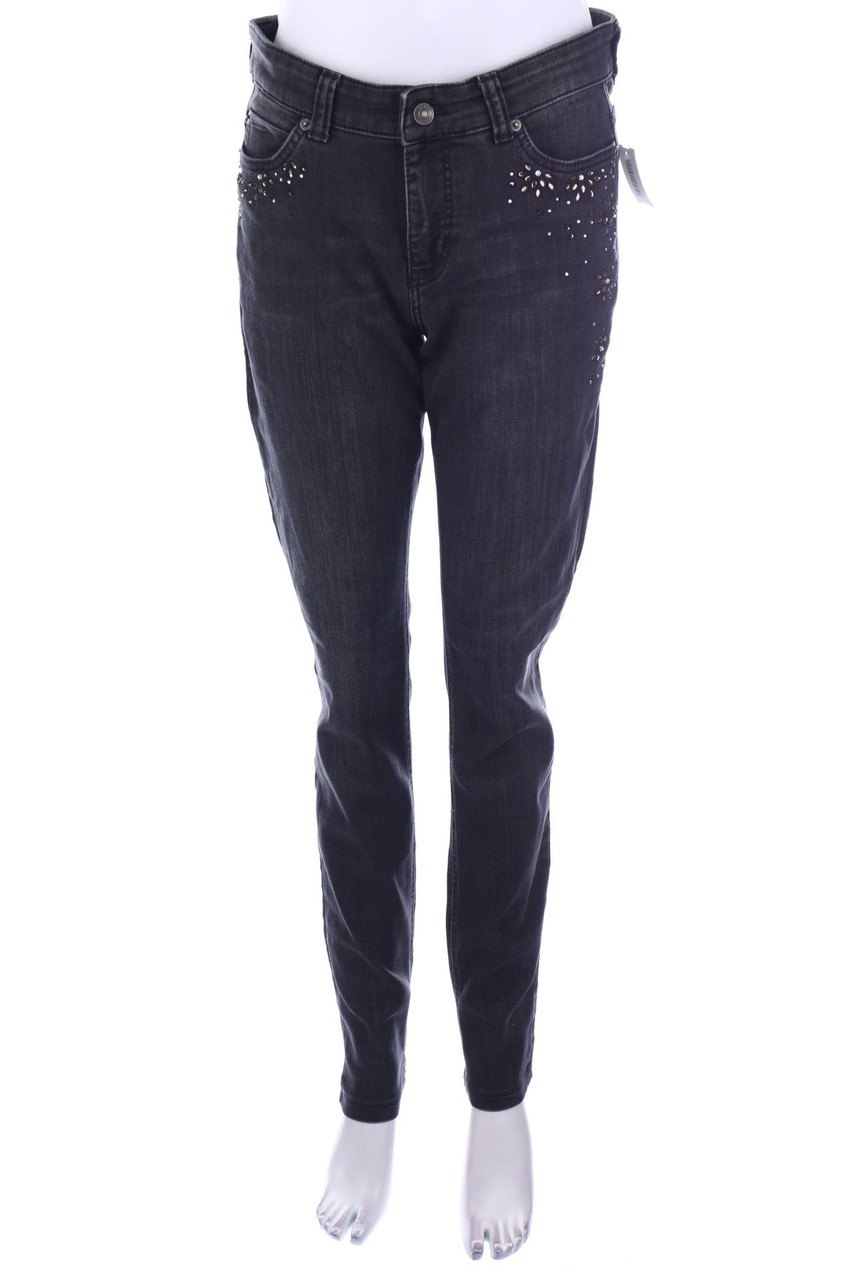 MAC - Dark Denim Skinny-Jeans - XL