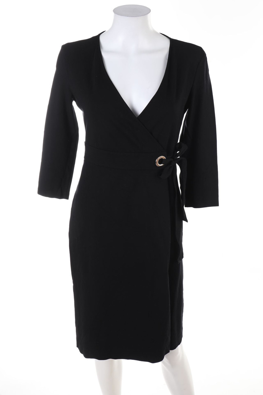 Massimo Dutti - Etui-Kleid in Wickel-Optik - XS