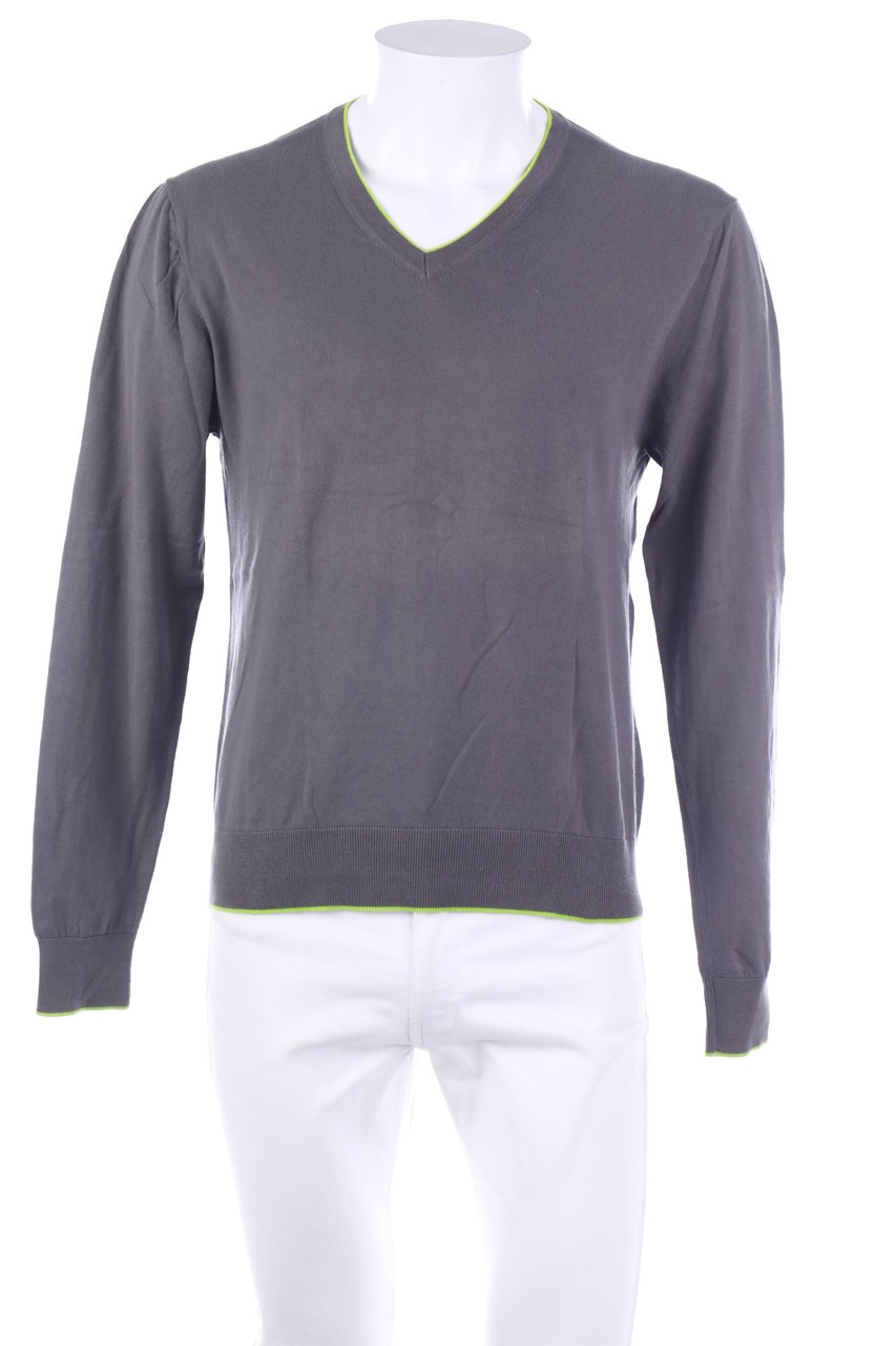 DIMATTIA - v-neck cotton pullover - 2XL