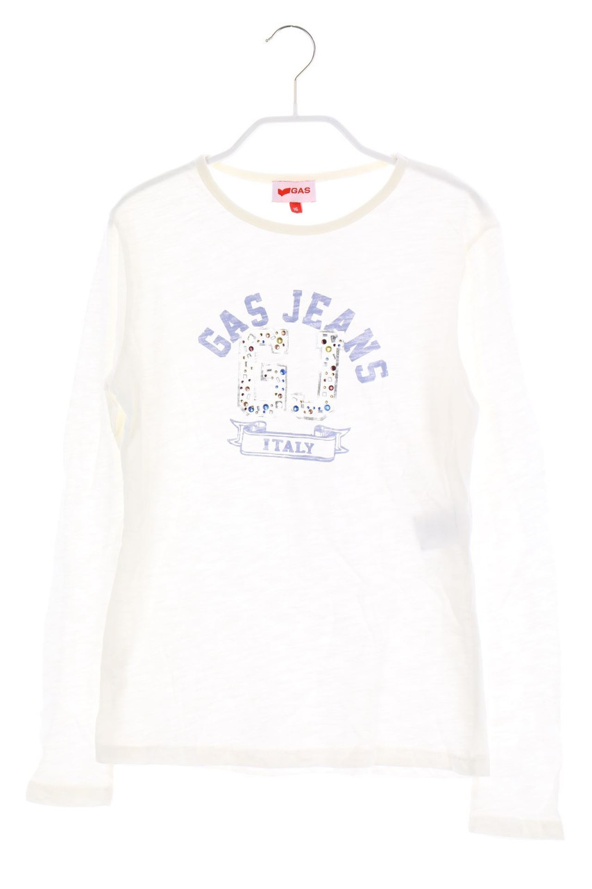 GAS - T-Shirt mit Strass-Steinen - 176