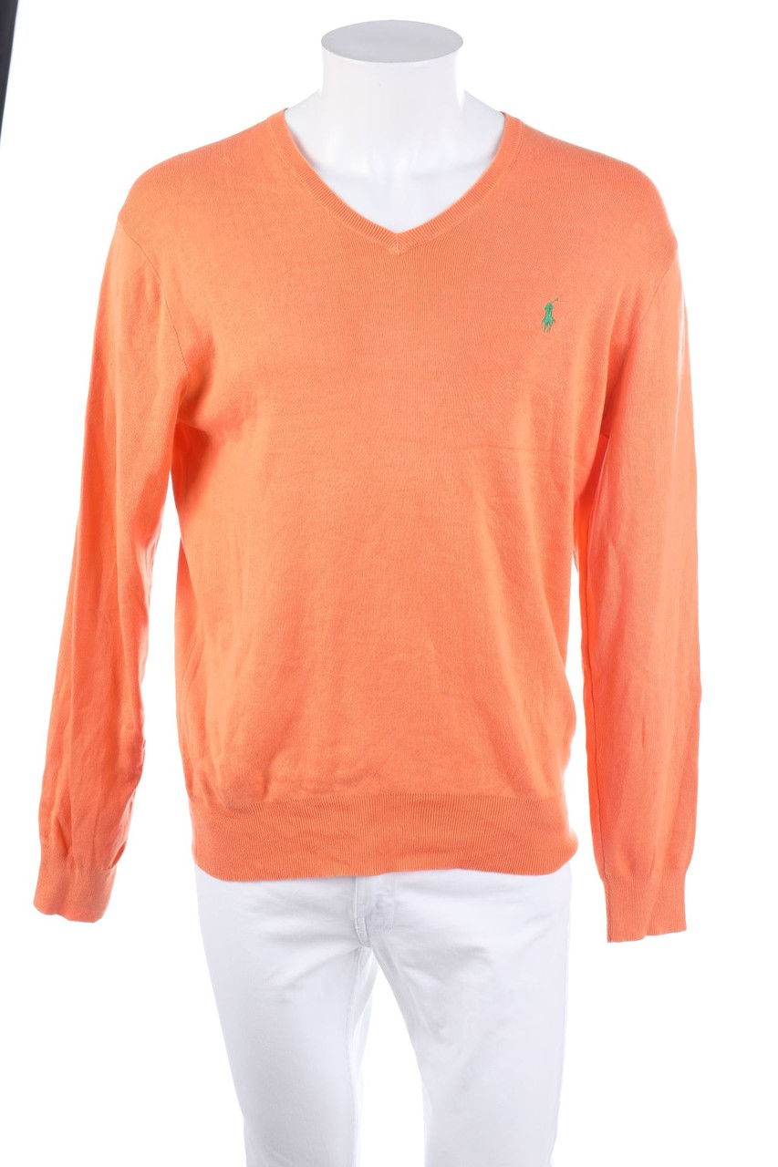 Polo by Ralph Lauren - v-neck cotton pullover - L