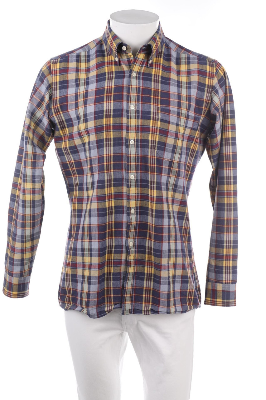 Columbia - button-down collar shirt with Tartan Pattern - 54
