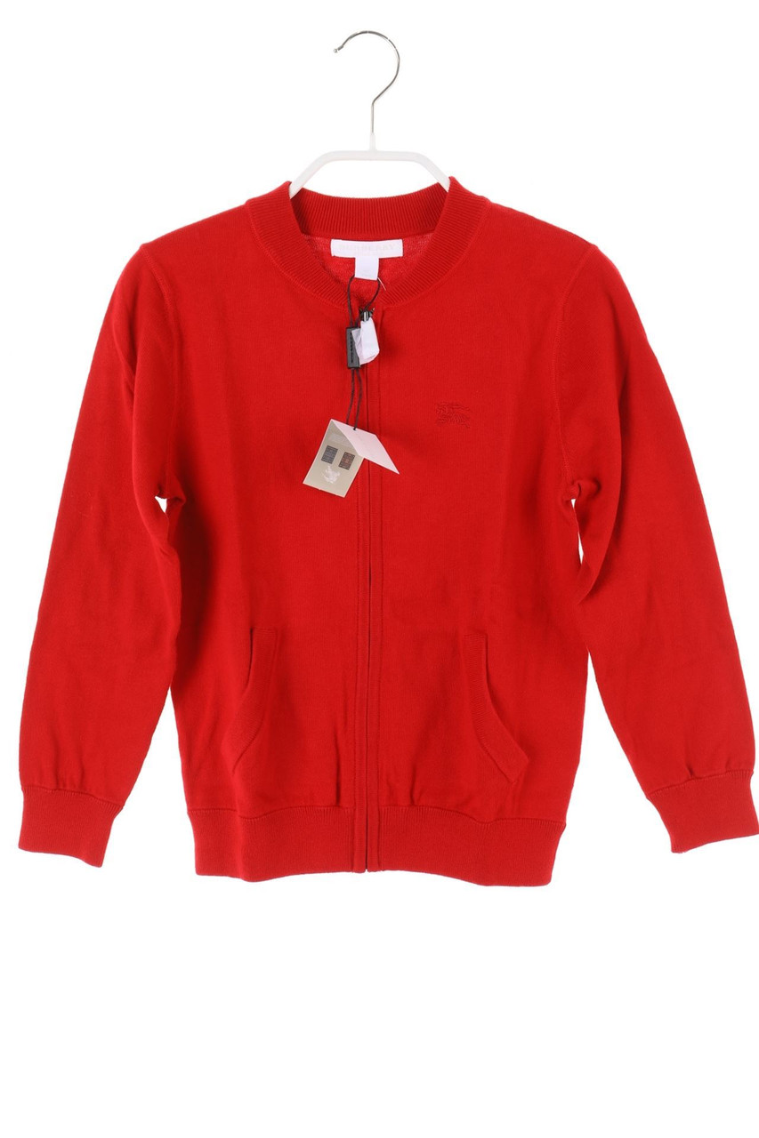 BURBERRY CHILDREN - Sweat Jacket with Elbow Patches - 134