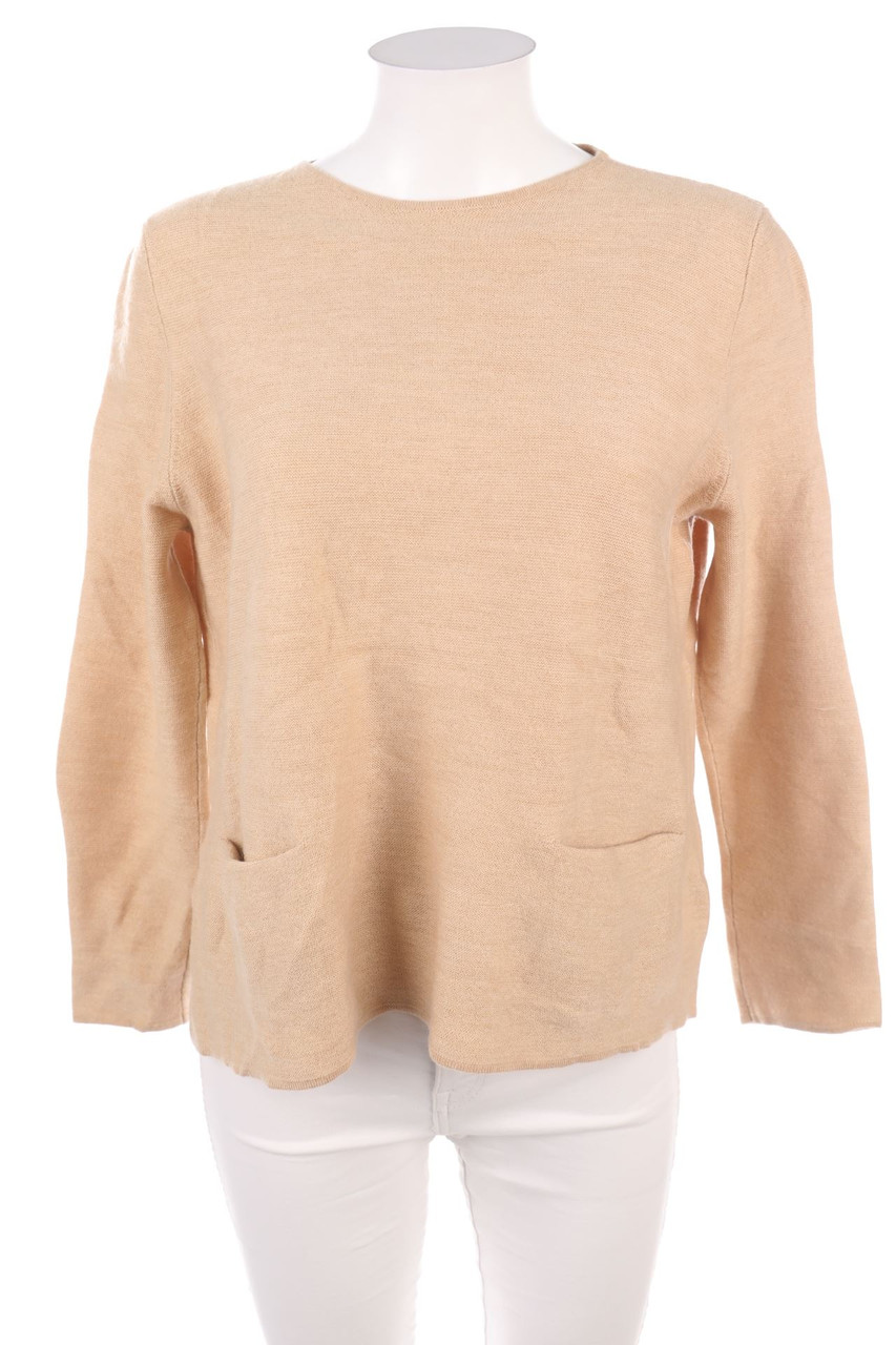 HUBERT GASSER - Strick-Pullover aus Merinowolle - L