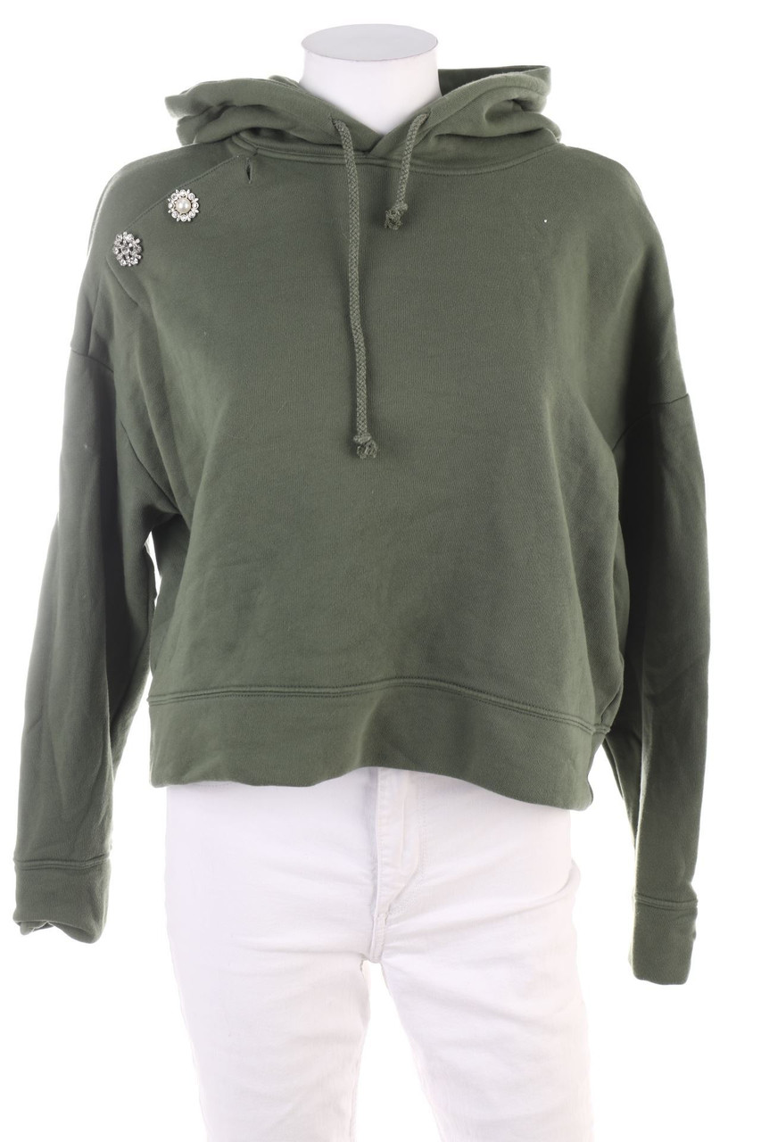 ba&sh - Hoodie with Decorative Buttons - D 34