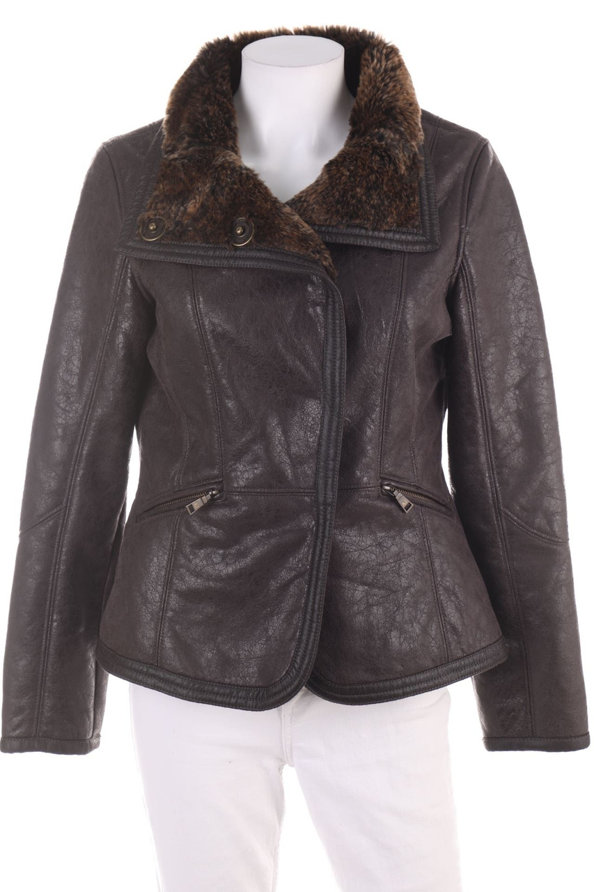 ARMANI JEANS - Faux Leather Jacket - L