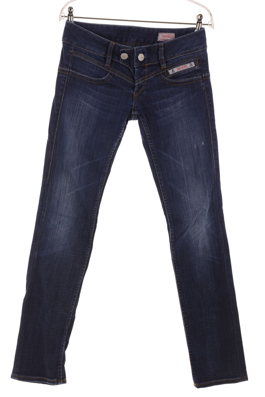 Herrlicher - straight cut used look jeans - XS