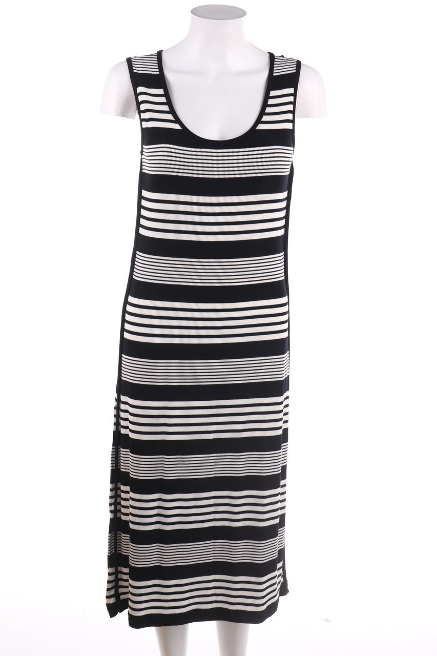 MALVIN - Knit Dress with Stripes - S