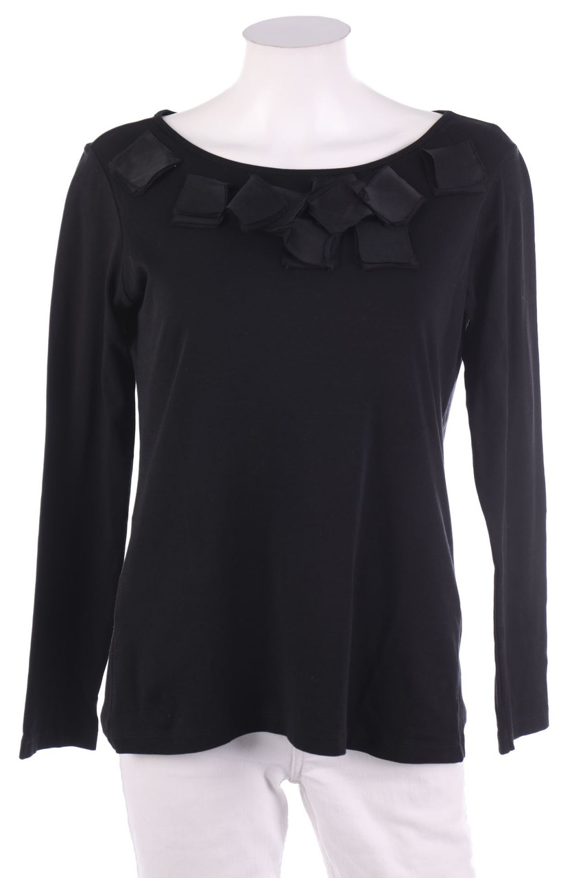 Lis Lareida - Longsleeve-Shirt with Applications - S