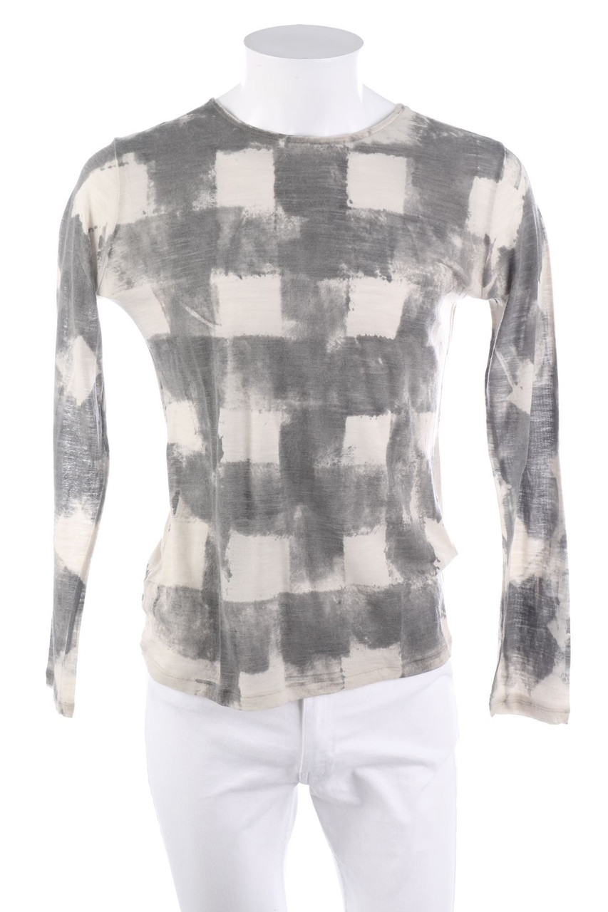 WHYCI - Longsleeve-Shirt aus Woll-Mix - 46