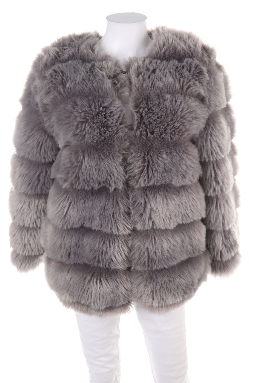 ICHI - Faux Fur Jacket - XS