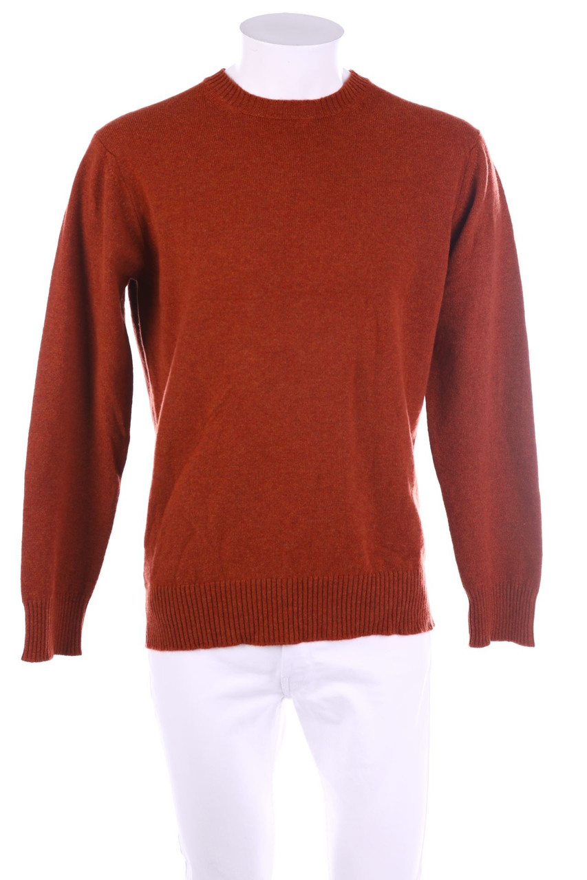 WILLIAM LOCKIE - crewneck virgin wool pullover with Elbow Patches - 58