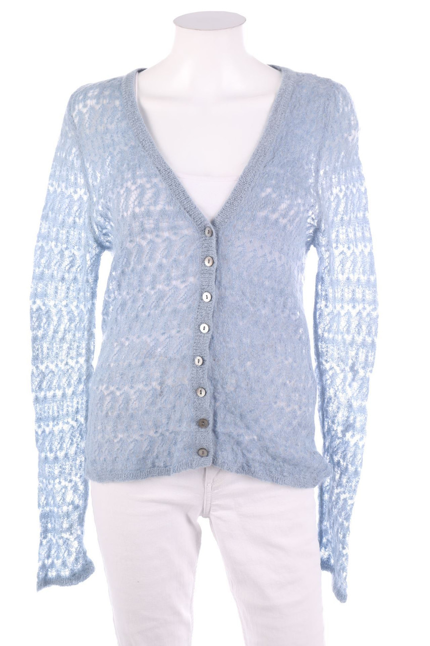 JIGSAW - Cardigan aus Mohair-Mix mit Knöpfen - D 38