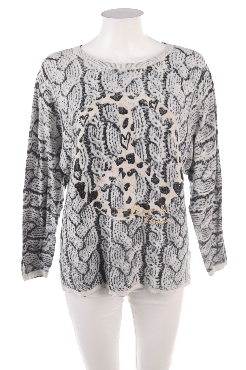 Oui Designer Collection - Cotton Pullover - L