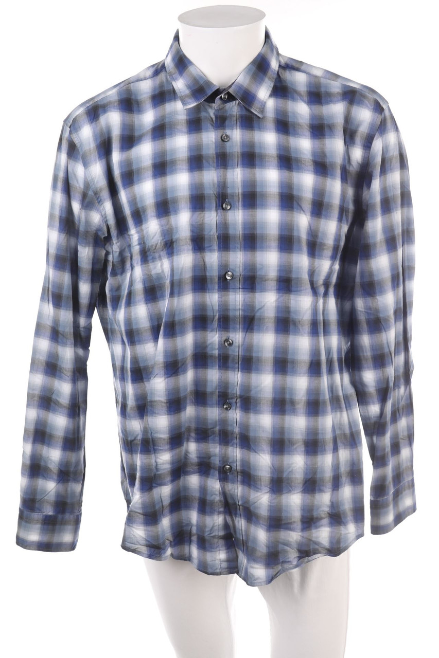 BOSS HUGO BOSS - kariertes Hemd aus Baumwolle - 2XL