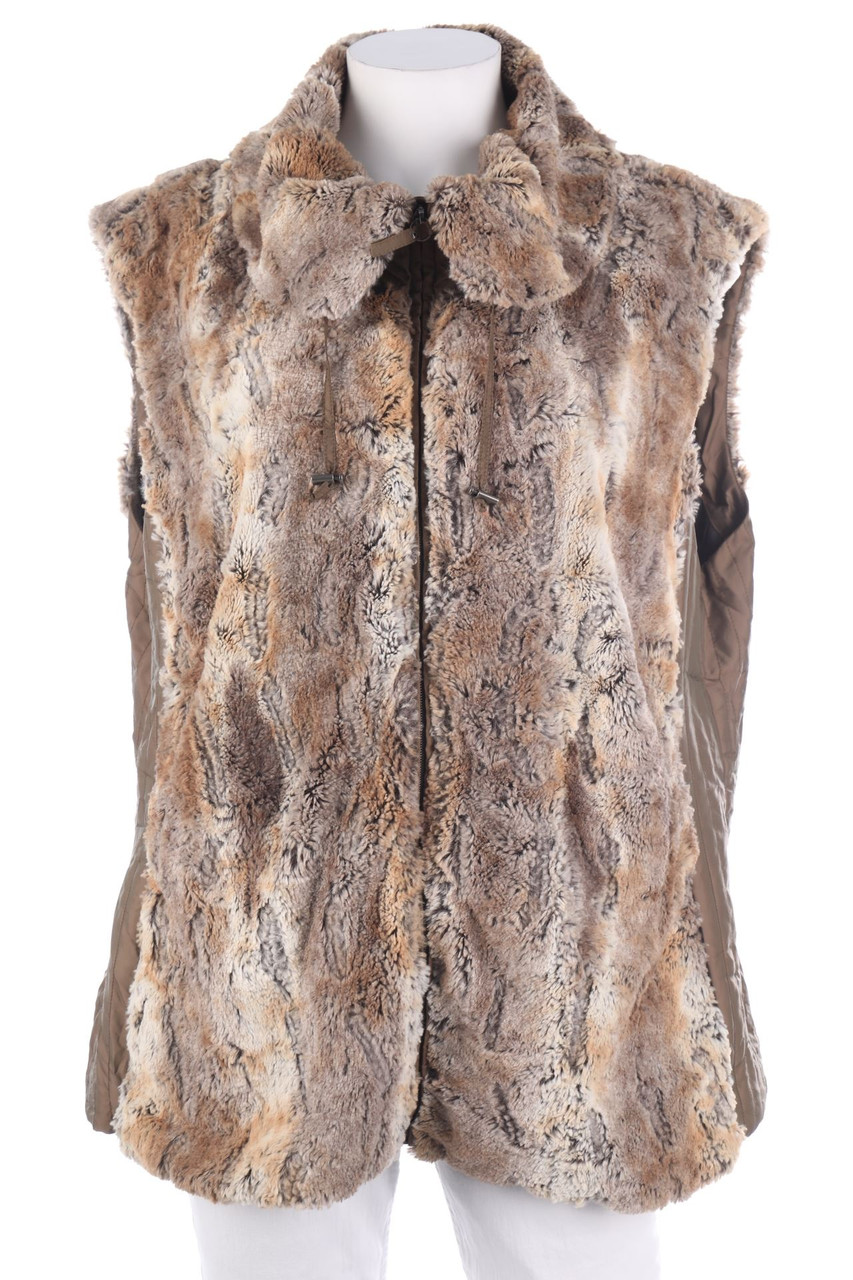 LEBEK - Fake Fur-Vest - 2XL