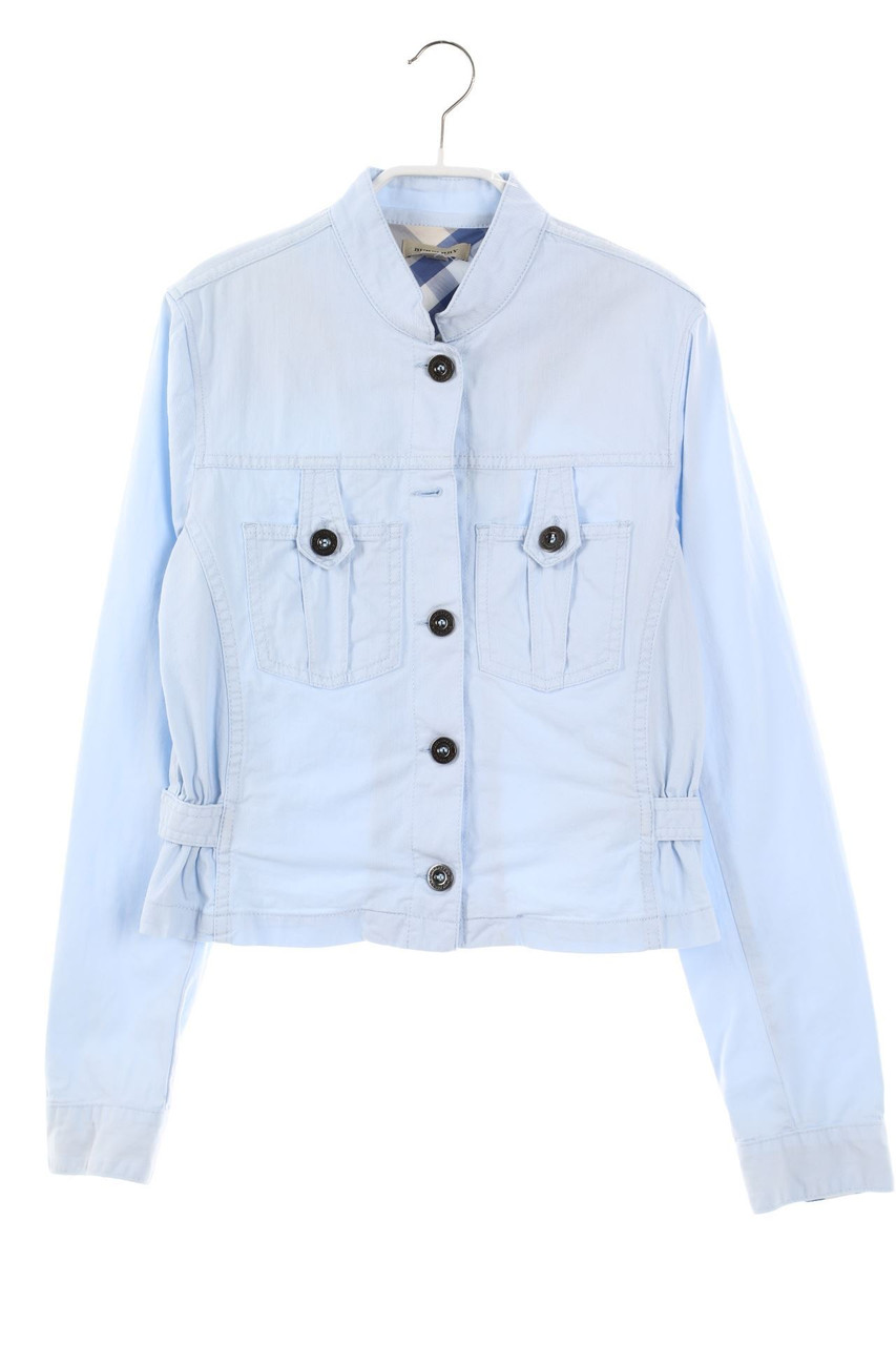 BURBERRY - Jacke aus Baumwoll-Mix mit Logo-Knöpfen - 158
