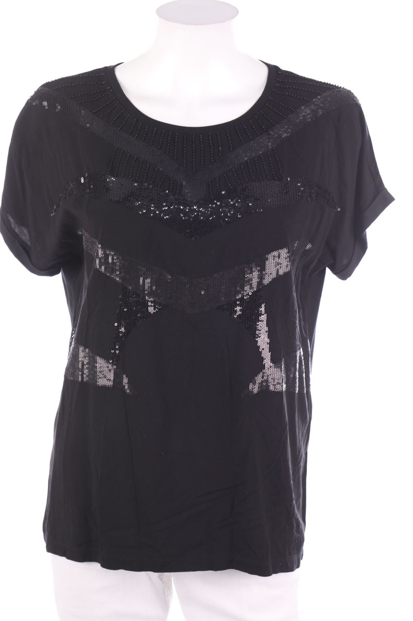 JJB BENSON - Shortsleeve-Shirt with Sequins - M