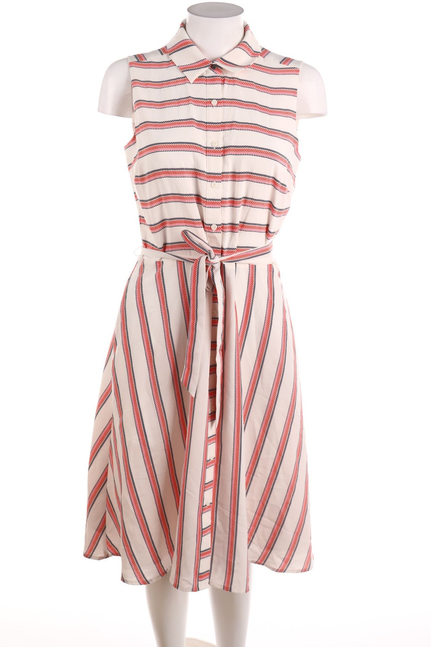 TOMMY HILFIGER - Stripe Dress with Belt - S